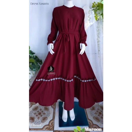 DRESS GAMIS MURAH YASMIN