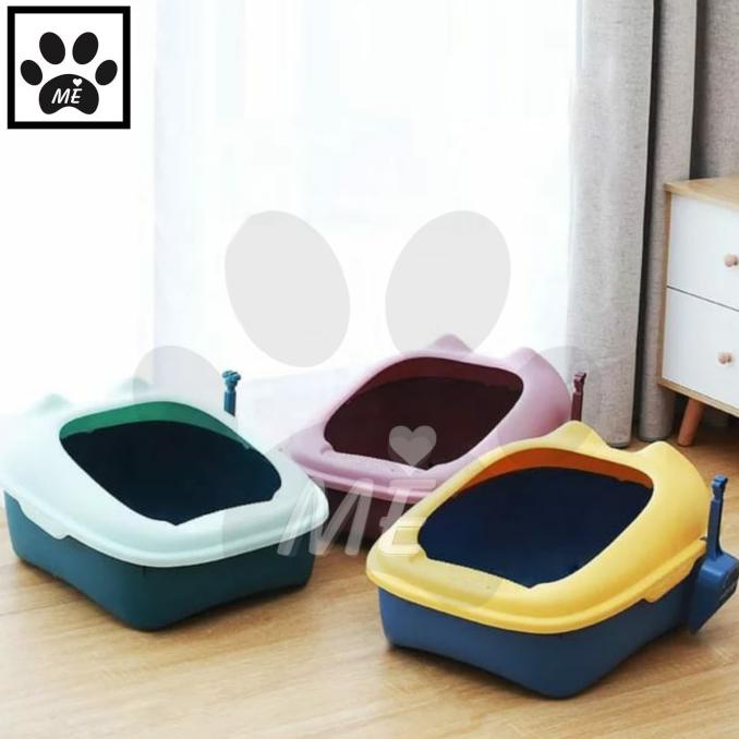 Disc Cat Litter Kitty Ears Pastel - Hijau, M