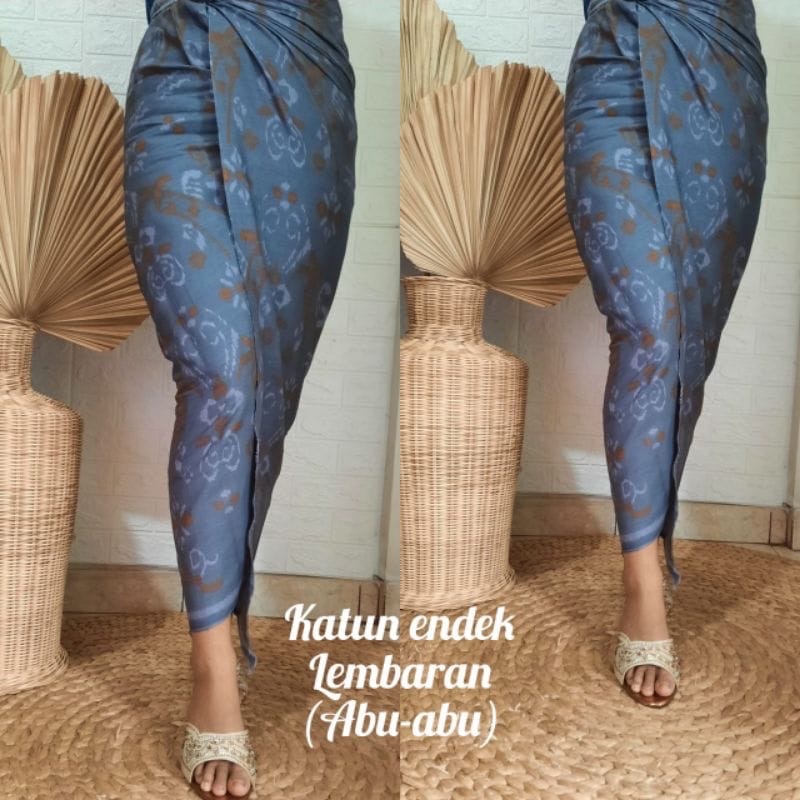 Kamen Lembaran Bawahan Tradisional Kain Katun Endek