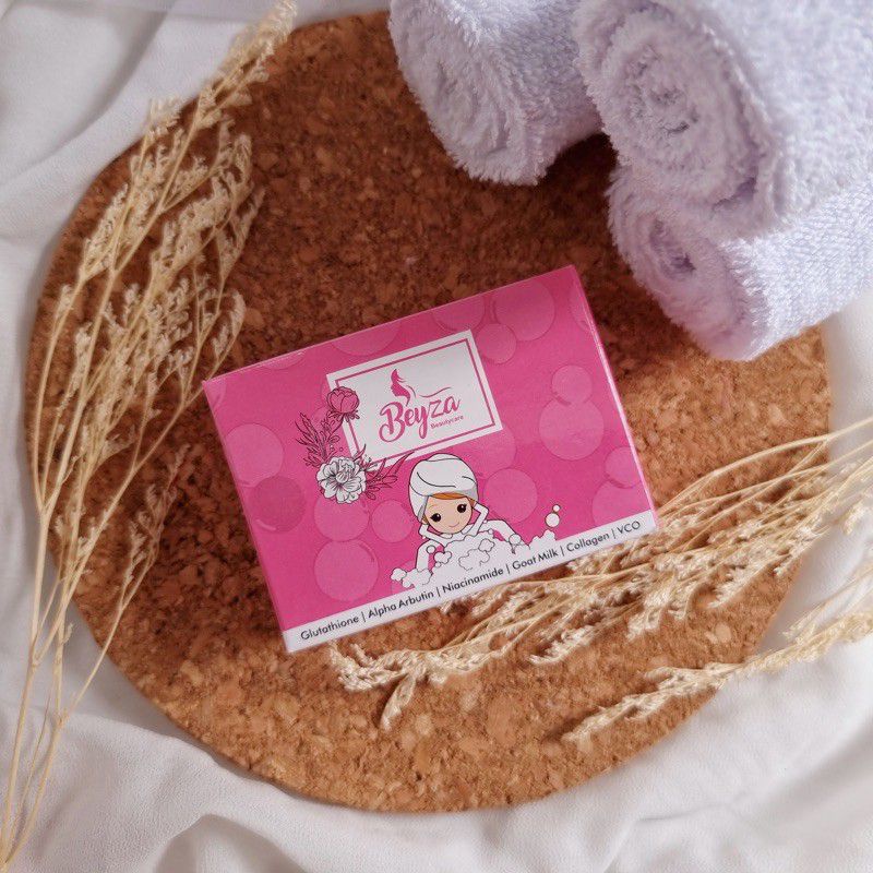 ❤️(READY )❤️BEYZA WHITENING SOAP BPOM,FREE MASKER WAJAH