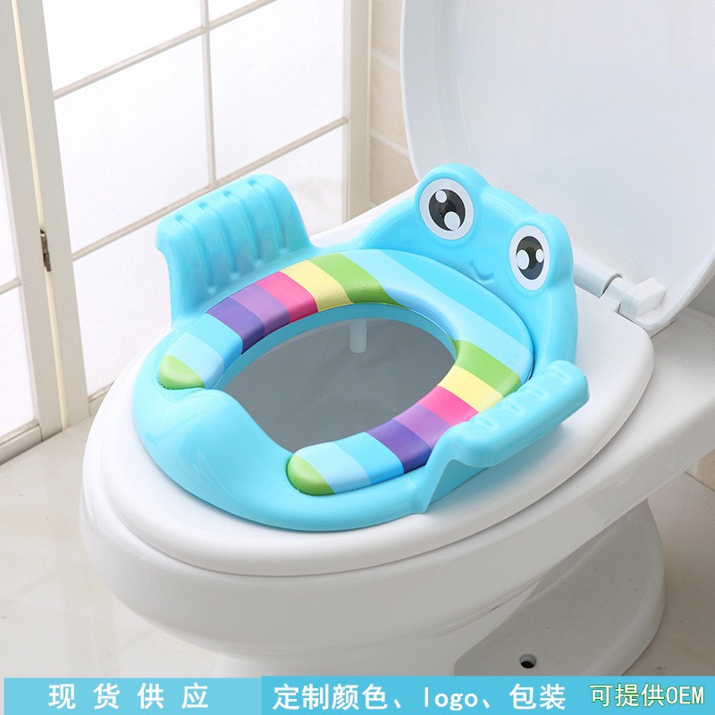 LKM118 Dudukan Toilet Anak Soft Potty Seat Training Ring Closet With Handle [1KG 3PC] LITTLE KUMA