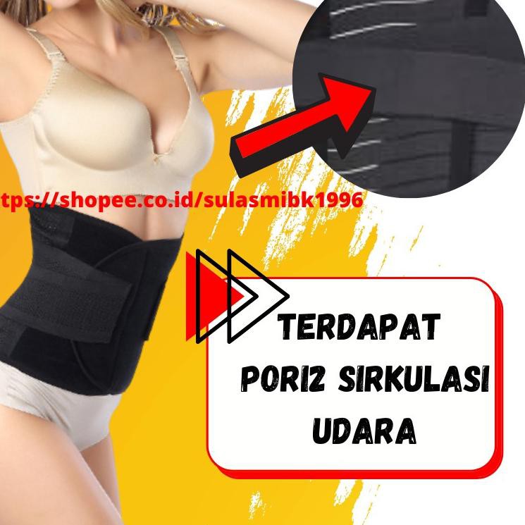 ♧ Korset Pasca Melahirkan Bengkung Ibu Melahirkan Korset Lahiran Centing Pembakar Lemak Perut Solani