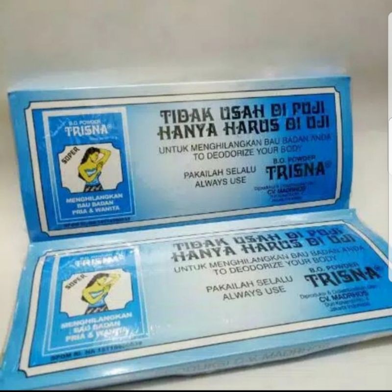 Bedak Trisna (1 papan isi 12 sachet)