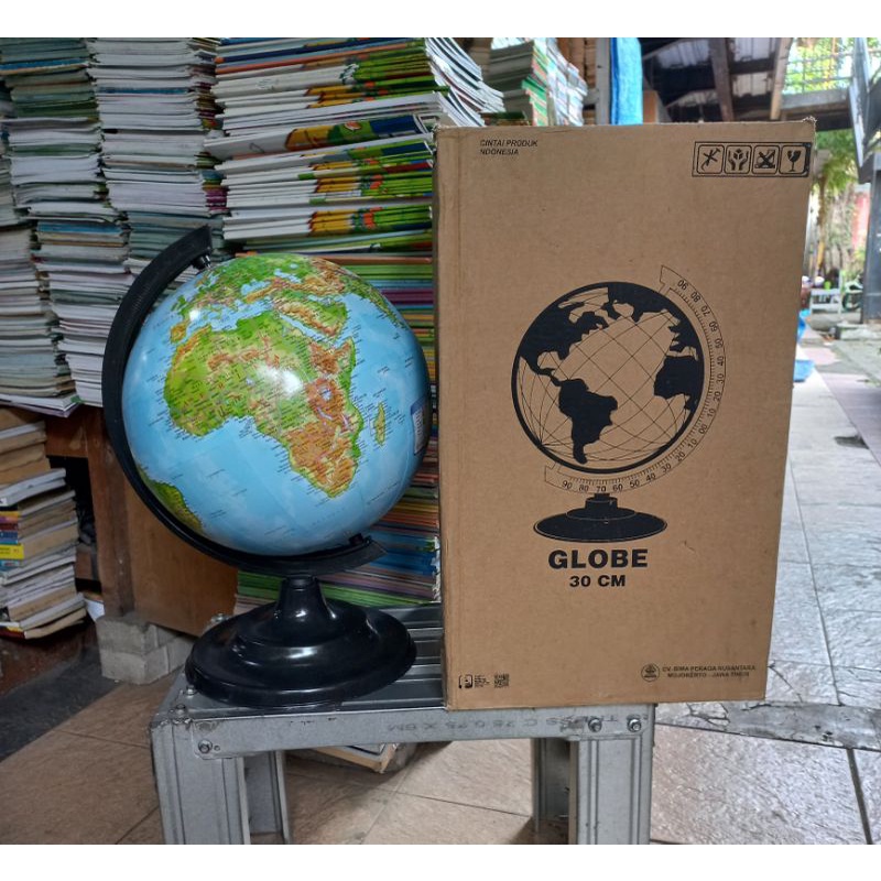 GLOBE BOLA DUNIA UKURAN BESAR 30 CM EDISI TERBARU