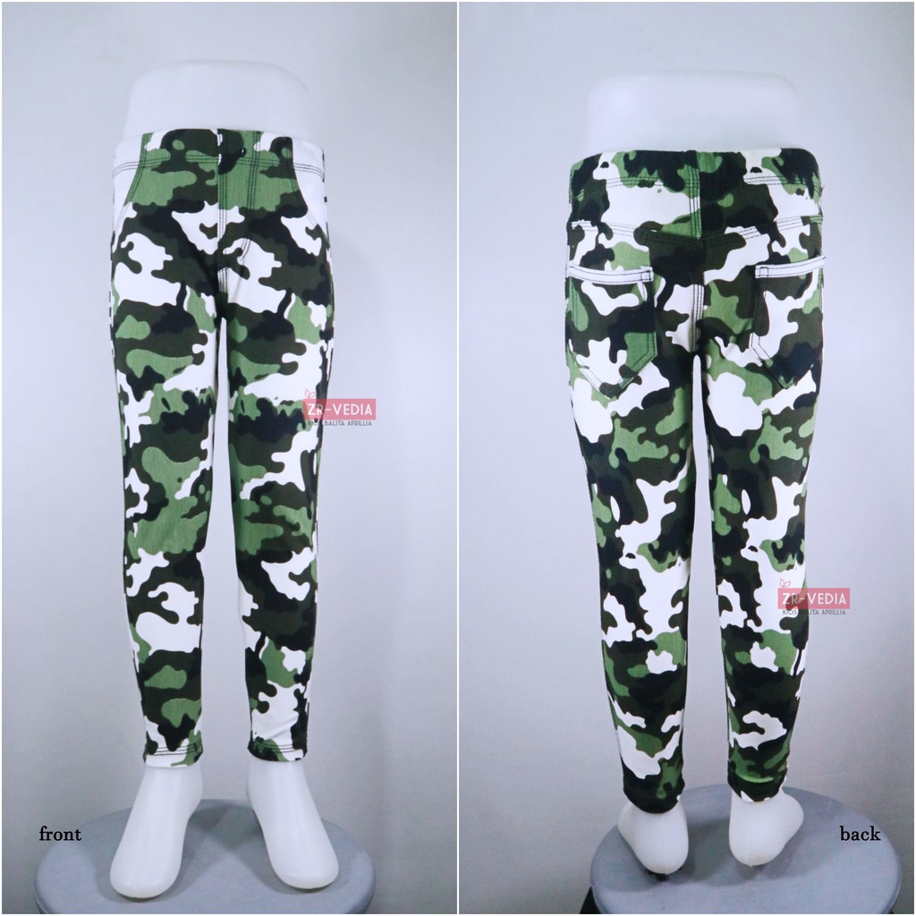 ABRI Kantong Jeans Jegging Anak Size 1-2 Tahun / Laki Perempuan Celana Panjang Army Anak Legging