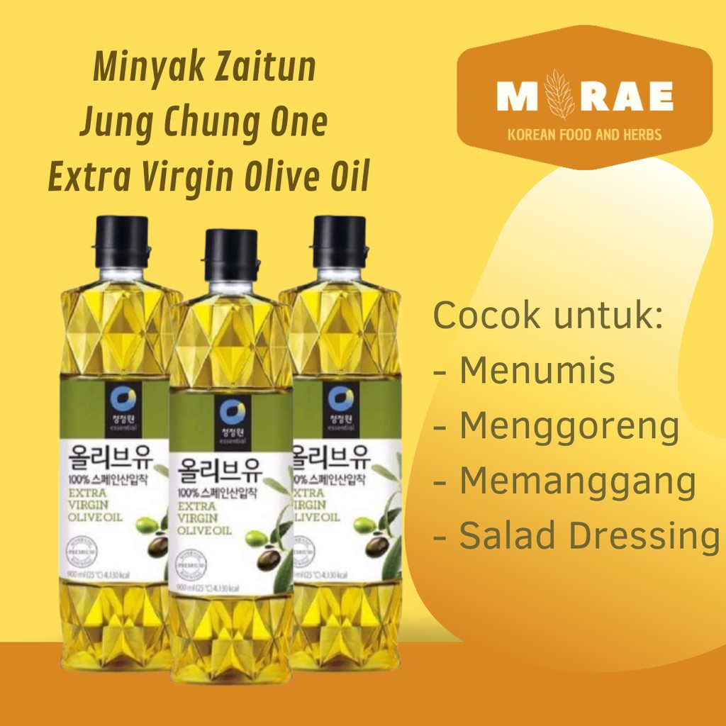 

Minyak Zaitun Extra Virgin Korea Chung Jung One 500 gram