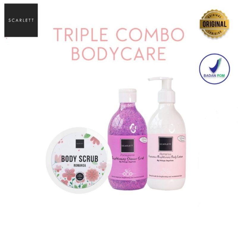 Sepaket Perawatan Kulit tubuh dari Scarlett Whitening