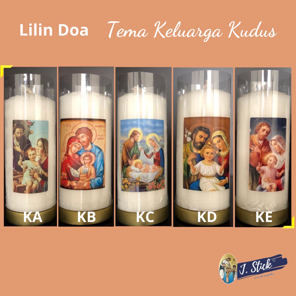 LILIN DEVOSI - 14,5 x dia 5,5 cm (harga 1 pc)