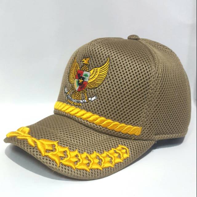 TOPI GARUDA KEKY DOUBLE MESH, TOPI PNS, TOPI DINAS,TOPI LAPANGAN