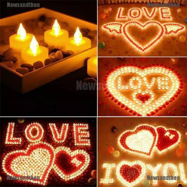 Lampu lilin led dekorasi shabby