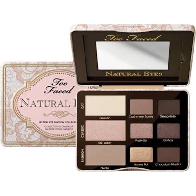 Too faced eyeshadow pallete natural eyes