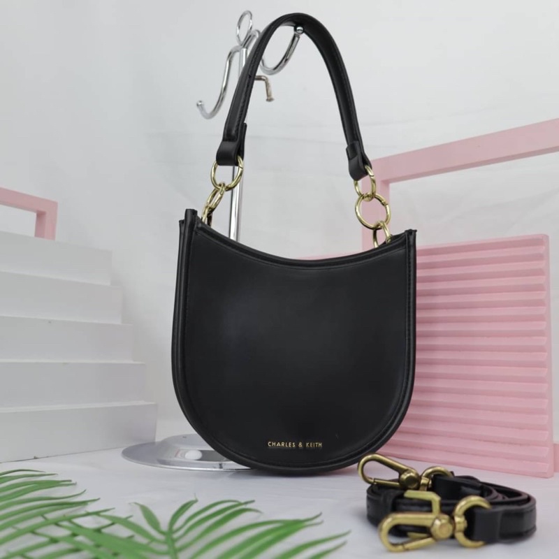 [7.7 Boombastis Sale⚡] - TAS SELEMPANG WANITA CK CK908 SETENGAH LINGKARAN SLINGBAG PREMIUM IMPORT