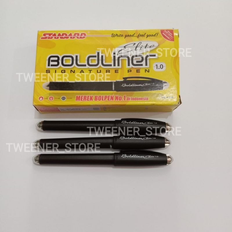

Standard Boldliner Elite 1.0mm Signature Pen Bolpen | Pulpen Ballpoint