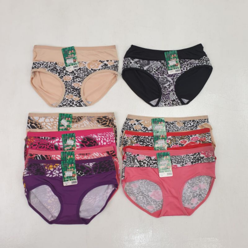 Underwear CD Celana Dalam Wanita Dewasa BAMBOO FIBER SHUIBANGXIN Motif