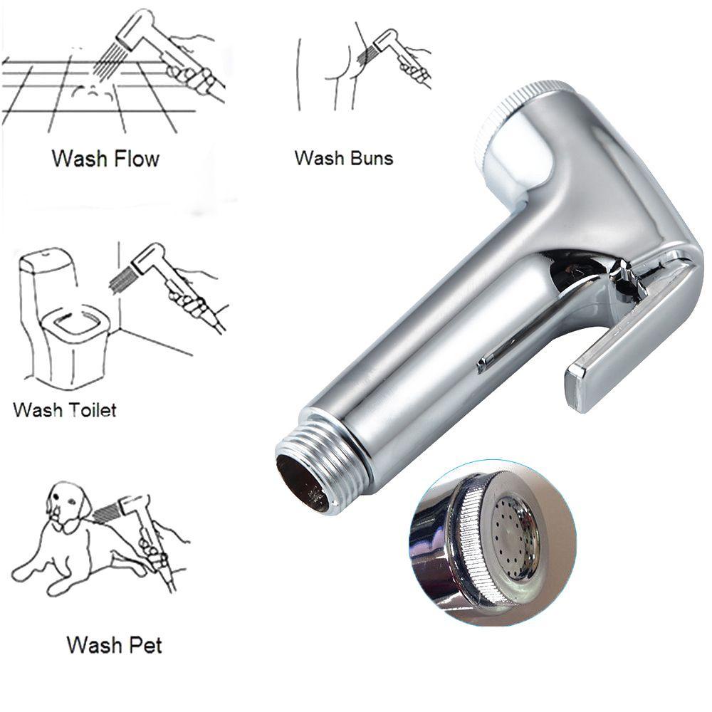 TOP Handheld Bidet Sprayer Toilet Pet Cuci Lantai Cleaning Water Nozzle