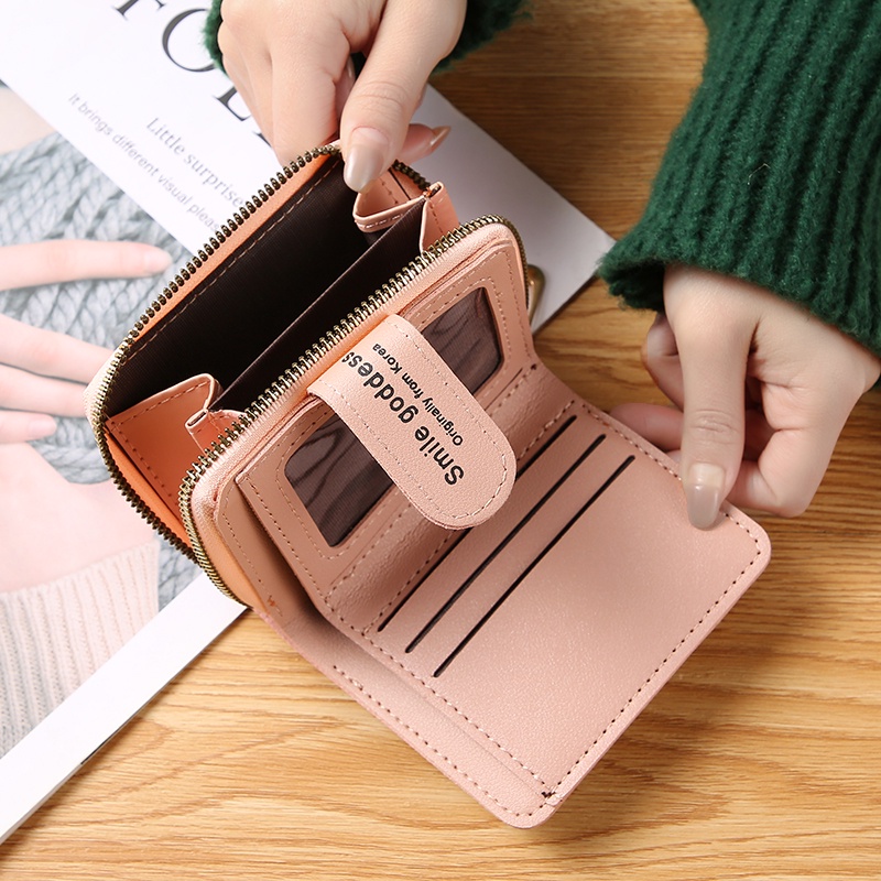 KeiKeiWD818 Dompet Lipat Wanita Fashion Korea