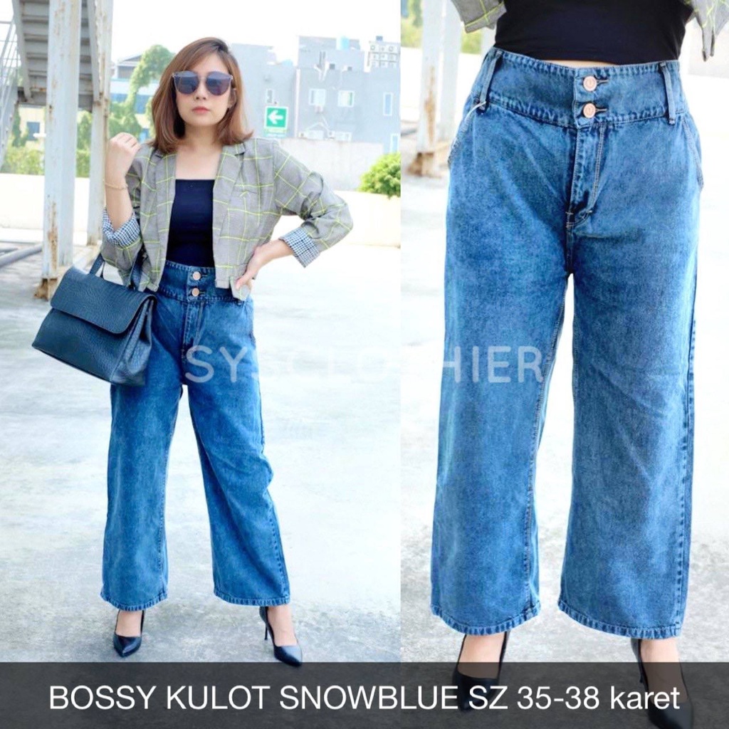 CELANA JEANS WANITA BOSSY KULOT-SYS CLOTHIER