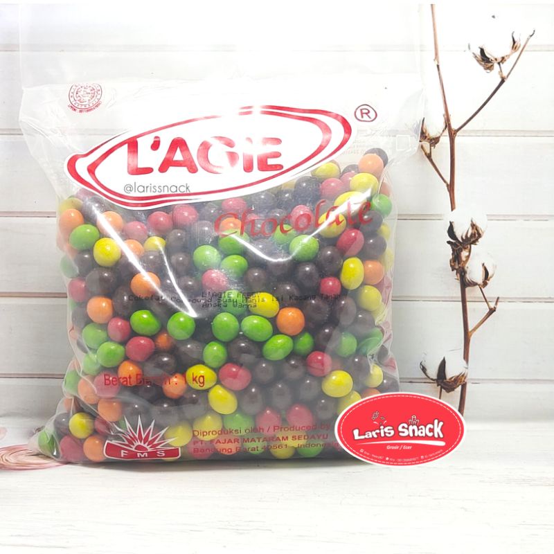 

Coklat Lagie Febby Peanut Lagie Coklat Warna Warni 1000gr