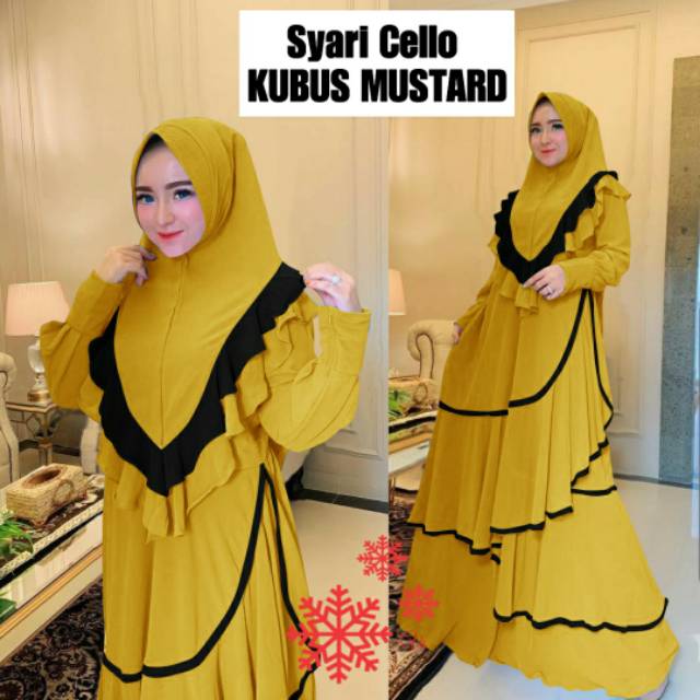 SYARI CELLO, MOSCREPE PREMIUM, GAMIS HIJAB MUSLIM, DRESS MAXY