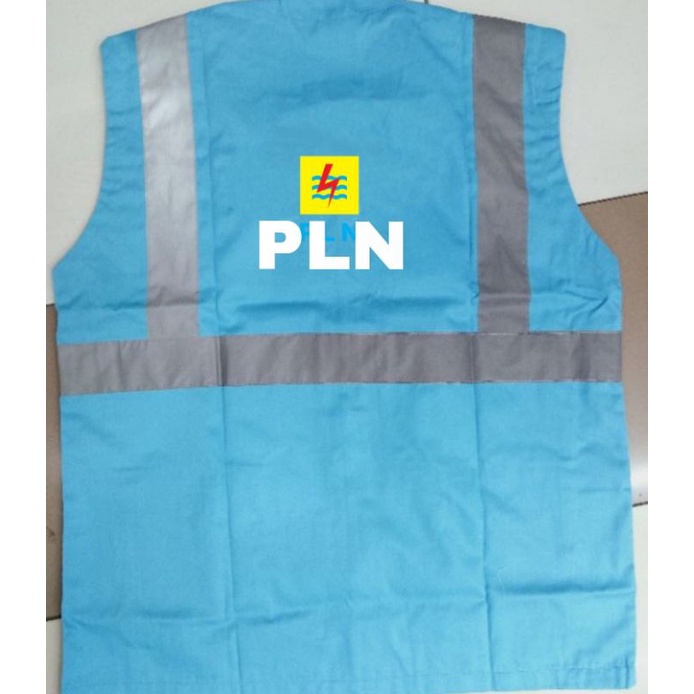 RJ5 Rompi PLN Rompi safety rompi kerja PLN seragam kerja PLN vest PLN Rompi kerja safety Rompi