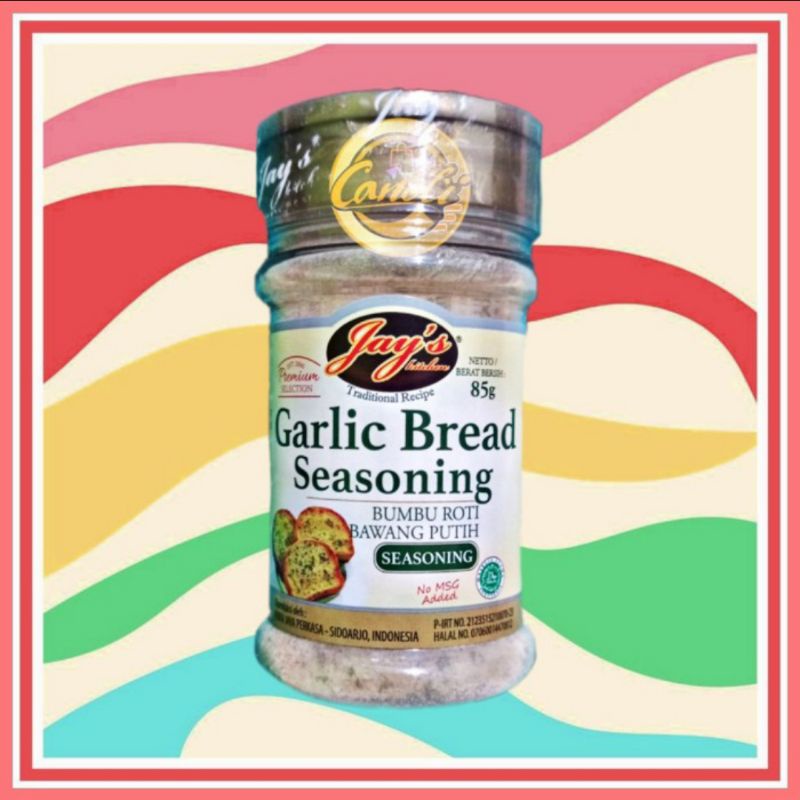 

jays kitchen garlic bread seasoning 85 gr
