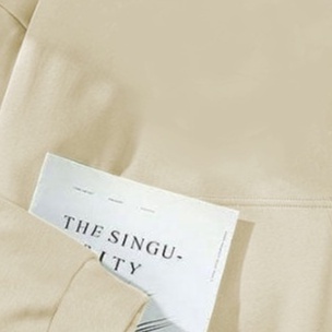 The Shiny Stars Hoodie Wanita Korean Style-cream