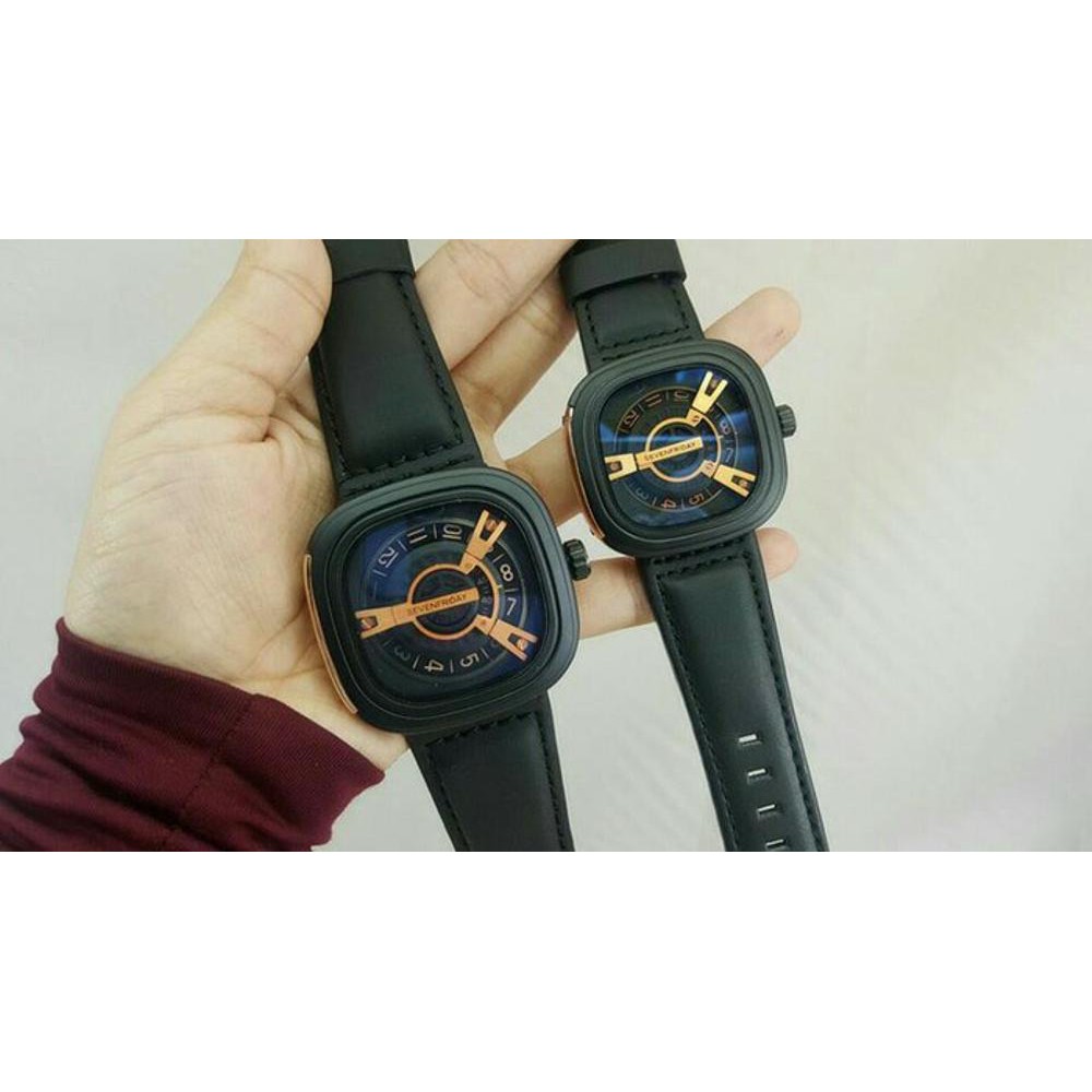 BARU JAM TANGAN COUPLE KULIT NEW SEVENFRIDAY Limited