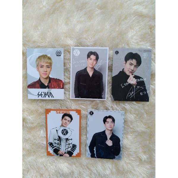 EXO SEHUN PHOTOCARD PC JAPAN ELYXION EXPLORATION EXO CUP TRADING CARD ADVENTURE