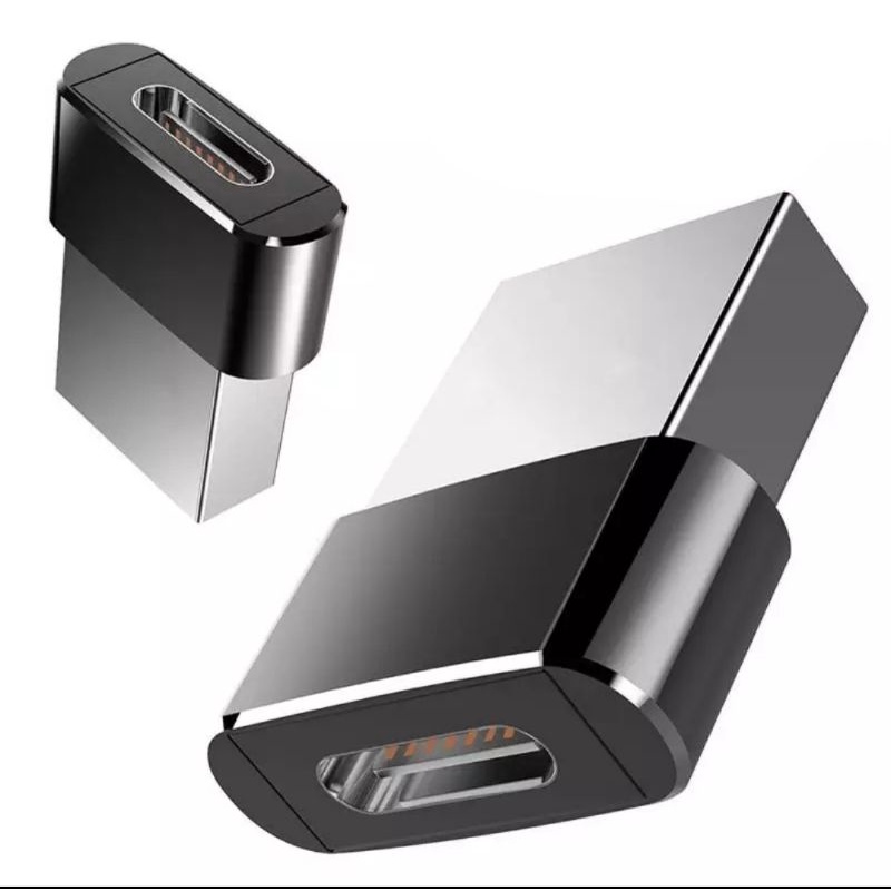 Connector Adapter OTG USB to Type C Converter Konverter konektor TypeC