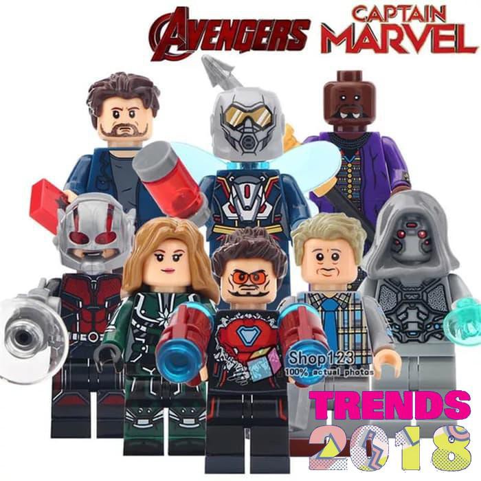 Saaallle Zuri ghost wasp antman tony stark Minifigures 0197 infinity war