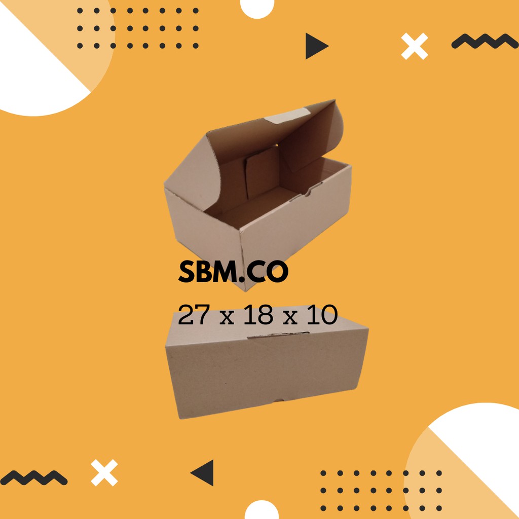 

Kardus 27 x 18 x 10 cm KARUS PACKING SEPATU KARDUS PACKING OLSHOP POLOS COKELAT