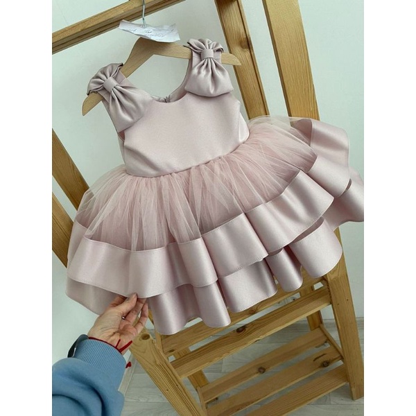 gaun janeta dress bayi neychan gaun pesta ulang tahun baptis aqiqah