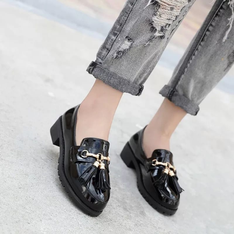 SEPATU WANITA DOCMART FLAT RUMBAI PREMIUM AULA FKH 393