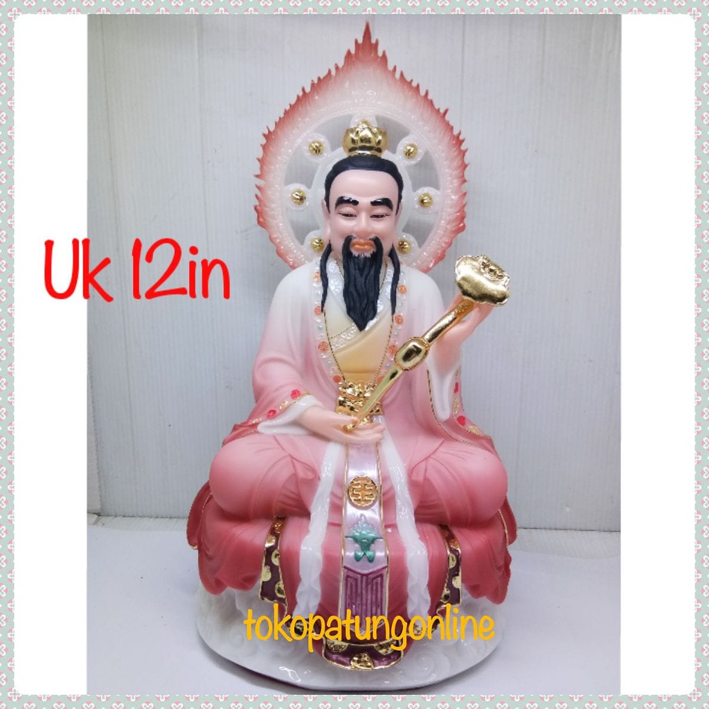 Patung Thai Shang Lao Jin Sam Ceng Kau Cu Set 12in