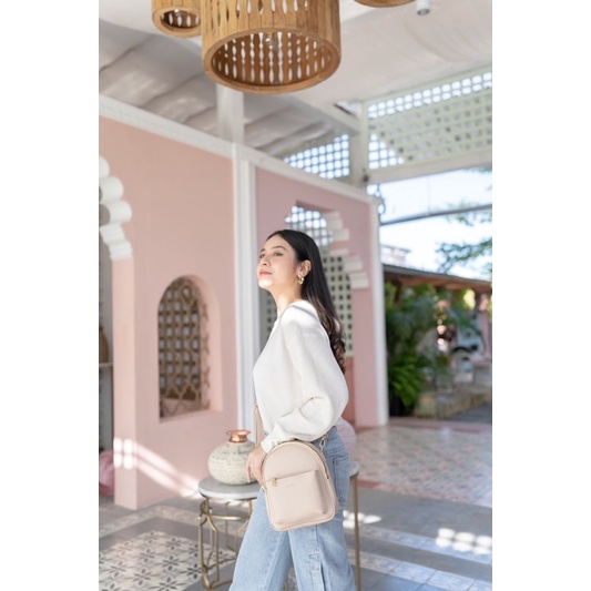 Backpack Flicka Bags J 23 Free Dustbags , Pouch dan Free Gift