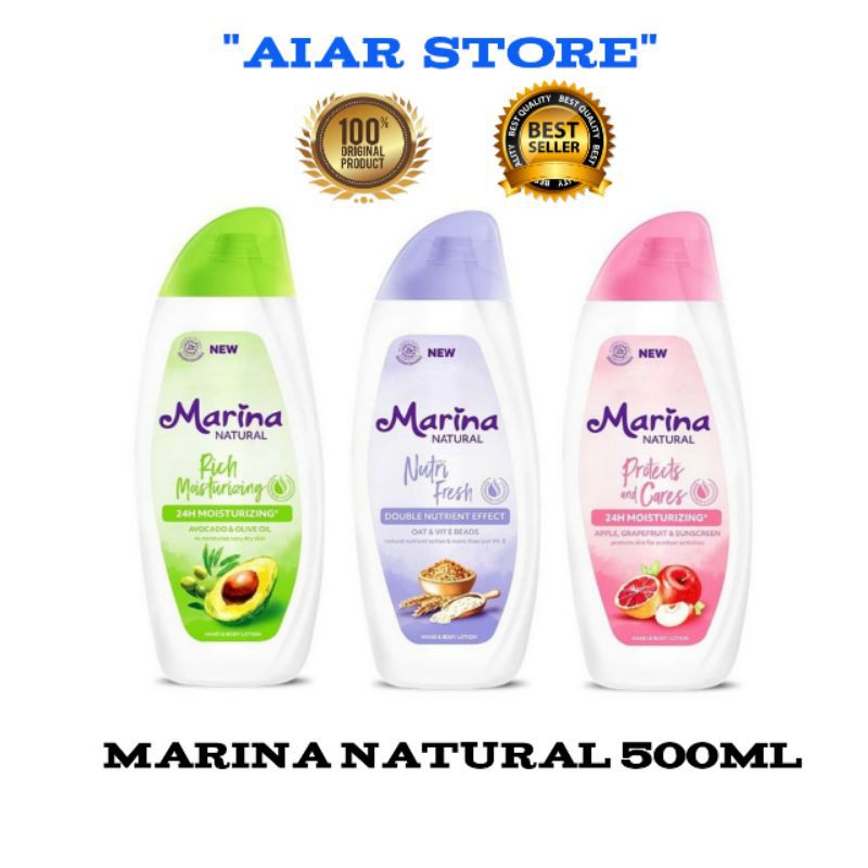 Handbody Marina Natural 460ml Original Termurah