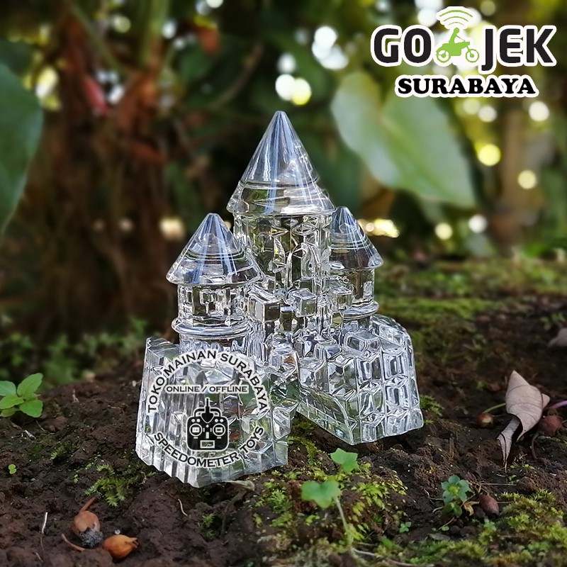 Kristal Akrilik + BONUS Crystal Acrylic Castle Mainan Anak Timezone