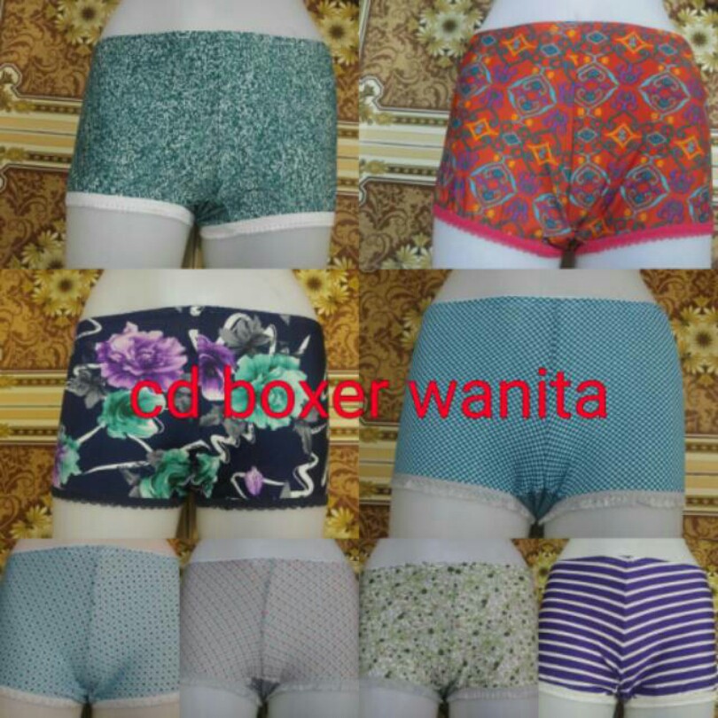 Celana dalam boxer wanita sisa ekspor