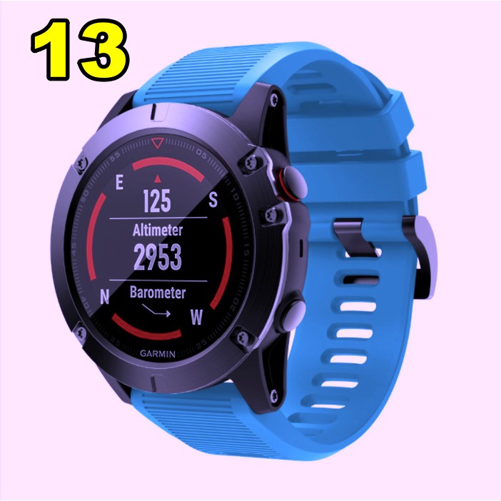 Easy Quick Fit 26mm Tali Strap Untuk Garmin D2 Charlie Bravo Fenix 5x Plus 6x Pro MK1