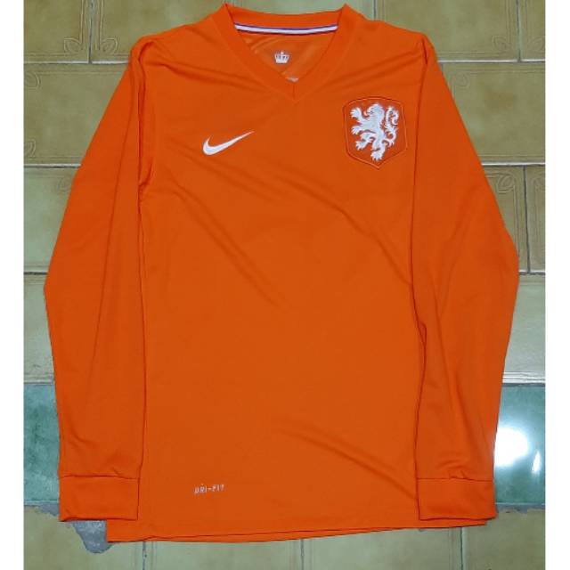 Jersey Belanda Home WC 2014 LS AAA Thailand