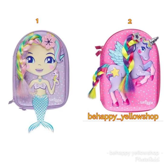 

NEW SMIGGLE DOLLY WISHES UNICORN DAN MERMAID PENCIL CASE