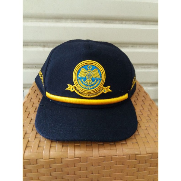 Topi KEMENHUB + Lis + Bordir Nama