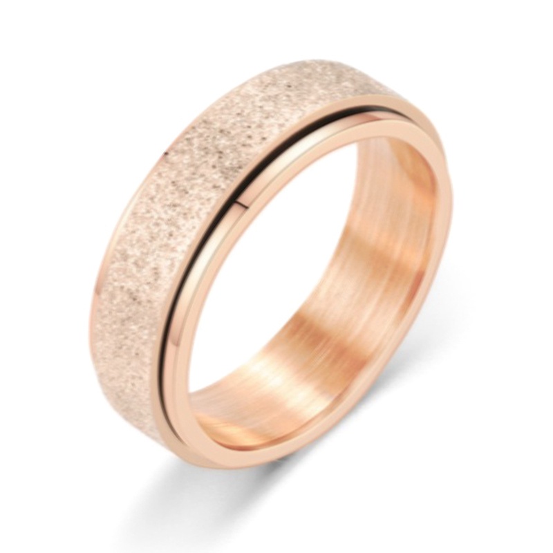 Fancyqube Fancycube Fancycube Cincin Spinner Bahan Stainless Steel Untuk Pria Dan Wanita