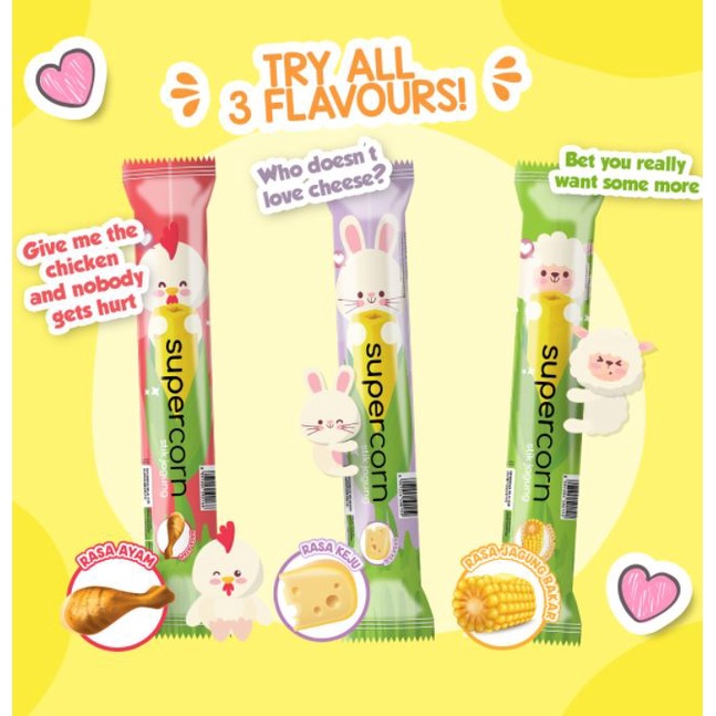 Supercorn Stik Jagung (Super Corn) Per 1 pcs