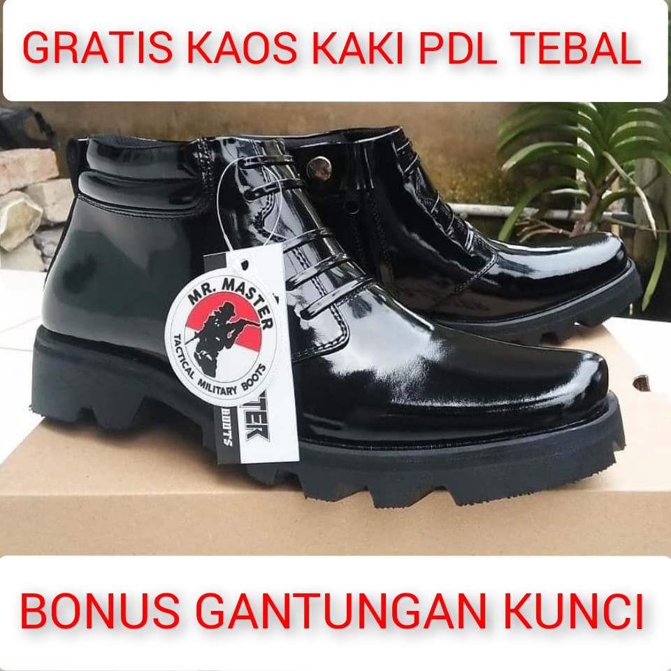 SEPATU PDH KULIT SAPI ASLI MR MASTER SEPATU PDH DINAS KANTOR TNI POLRI SECURITY SATPAM