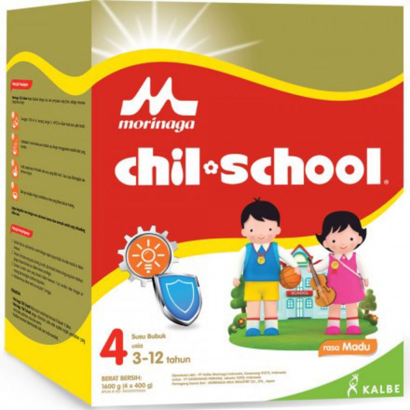 Chil School Gold 1600gr (4x400gr) Madu/Vanilla