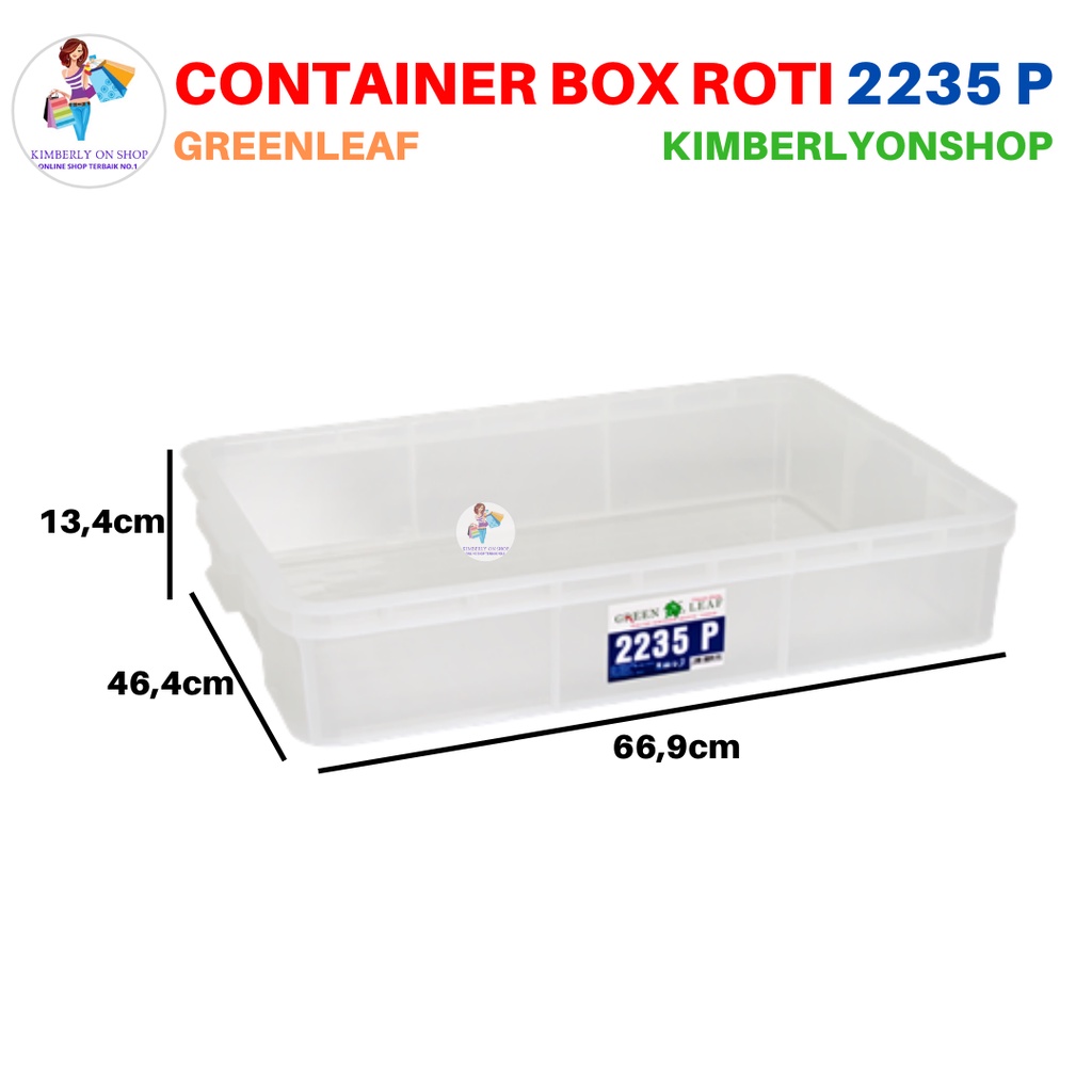 Container Box 32 Liter 2235 P Green Leaf