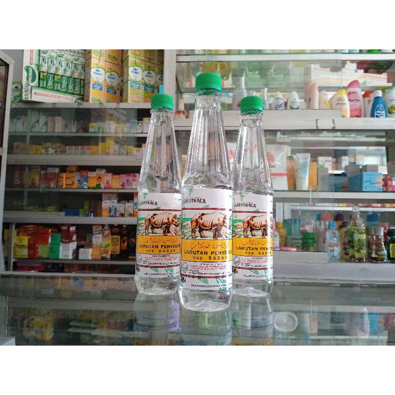 LARUTAN PENYEGAR CAP BADAK BOTOL @500ML