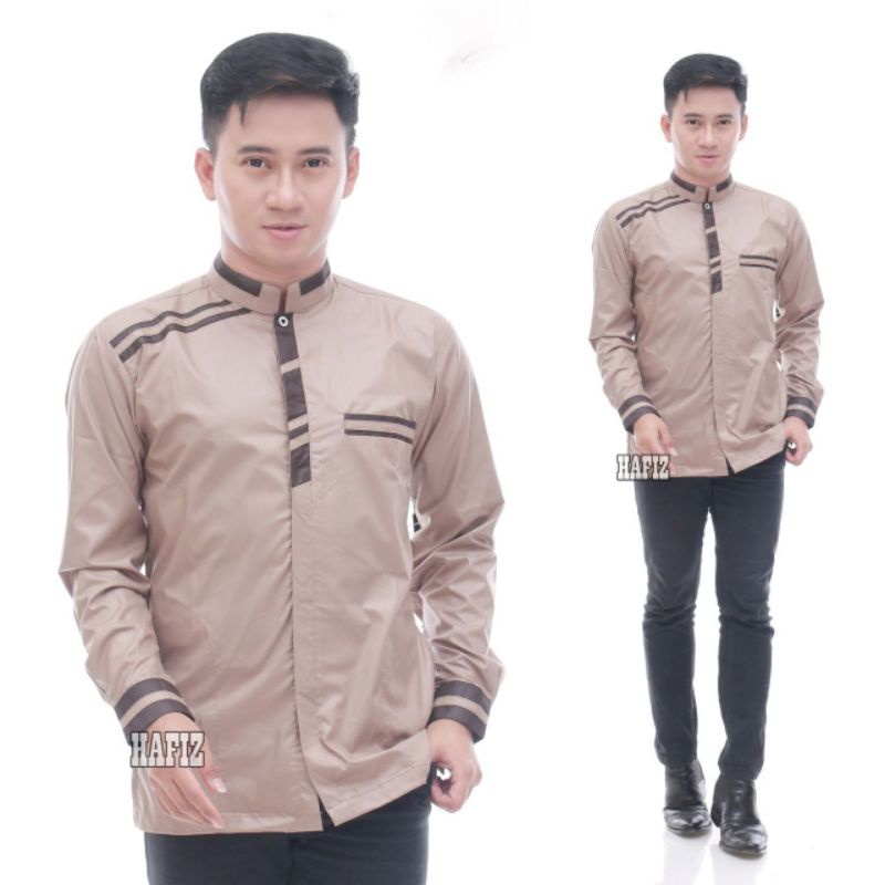 BAJU KOKO HAFIZ GALERI KANG SANTRI KOKO HADROH KOKO GUS AZMI KOKO AZZAHIR KEMEJA KOKO MODERN