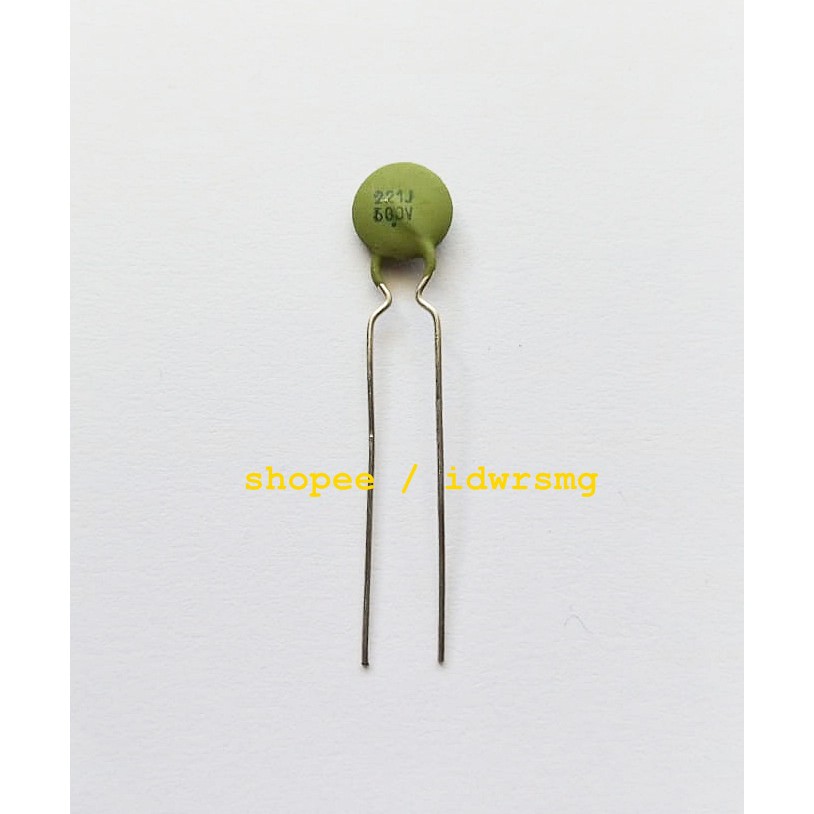 Capasitor Ceramic 220pf 220 pf code 221J 500V 220PF 500Volt kapasitor keramik